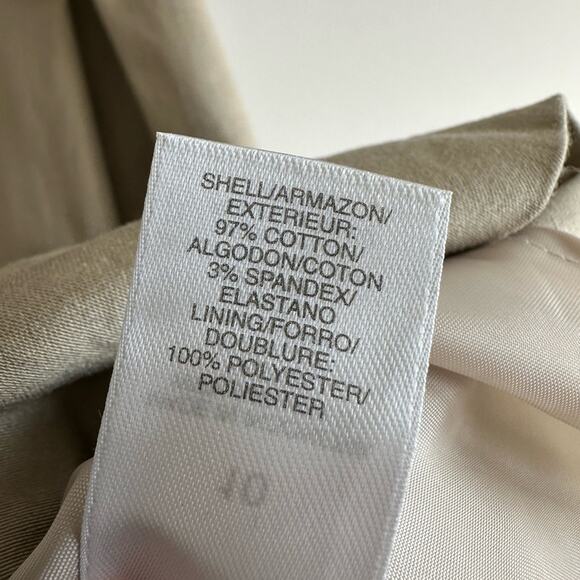 Vintage-Inspired 90s Liz Claiborne Khaki Fit & Flare Dress – Size 10 Mod Preppy - Picture 5 of 7